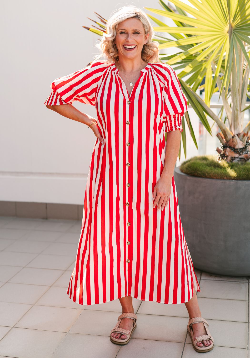 SOUL SPARROW STRIPES DRESS