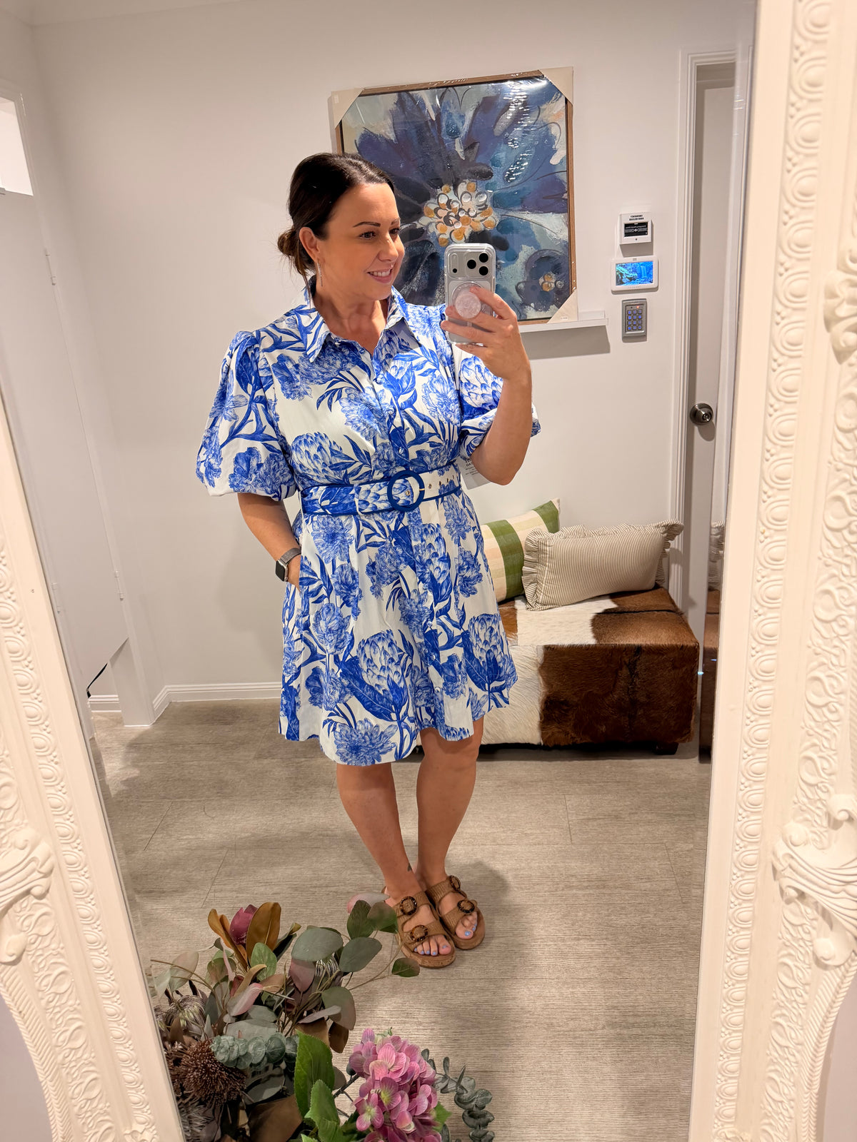 LORRAINE BLOSSOM MINI DRESS
