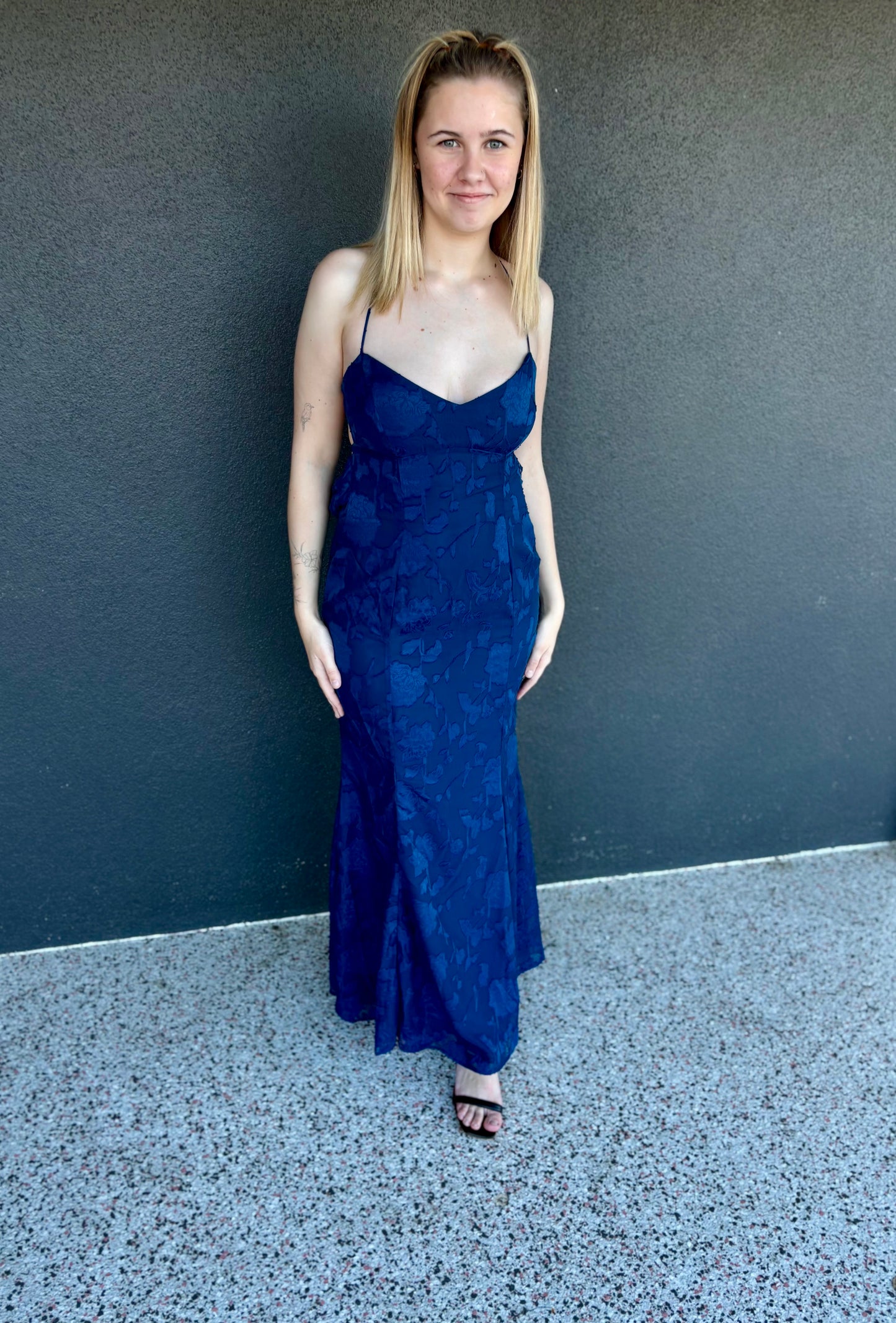 FLORENZA MAXI DRESS NAVY