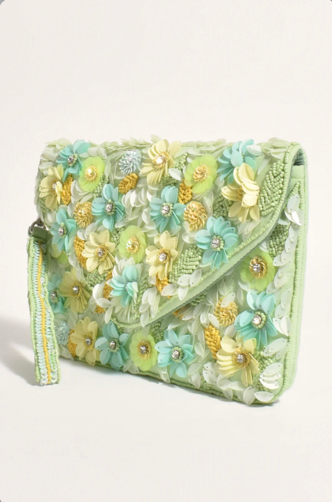 AVA-2610NUDEMULT SEQUIN CLUTCH