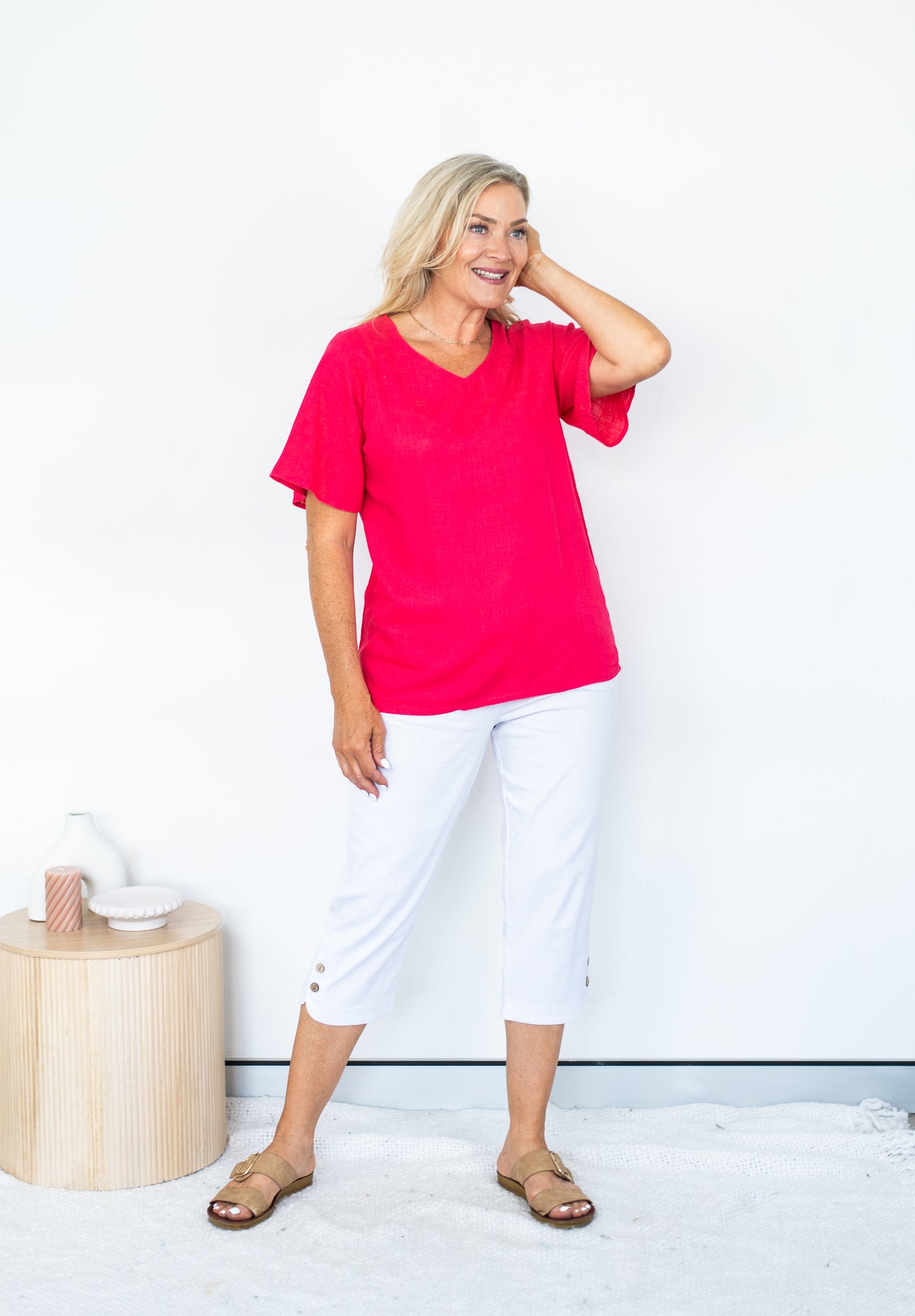 BERY BELLE BLOUSE MELON