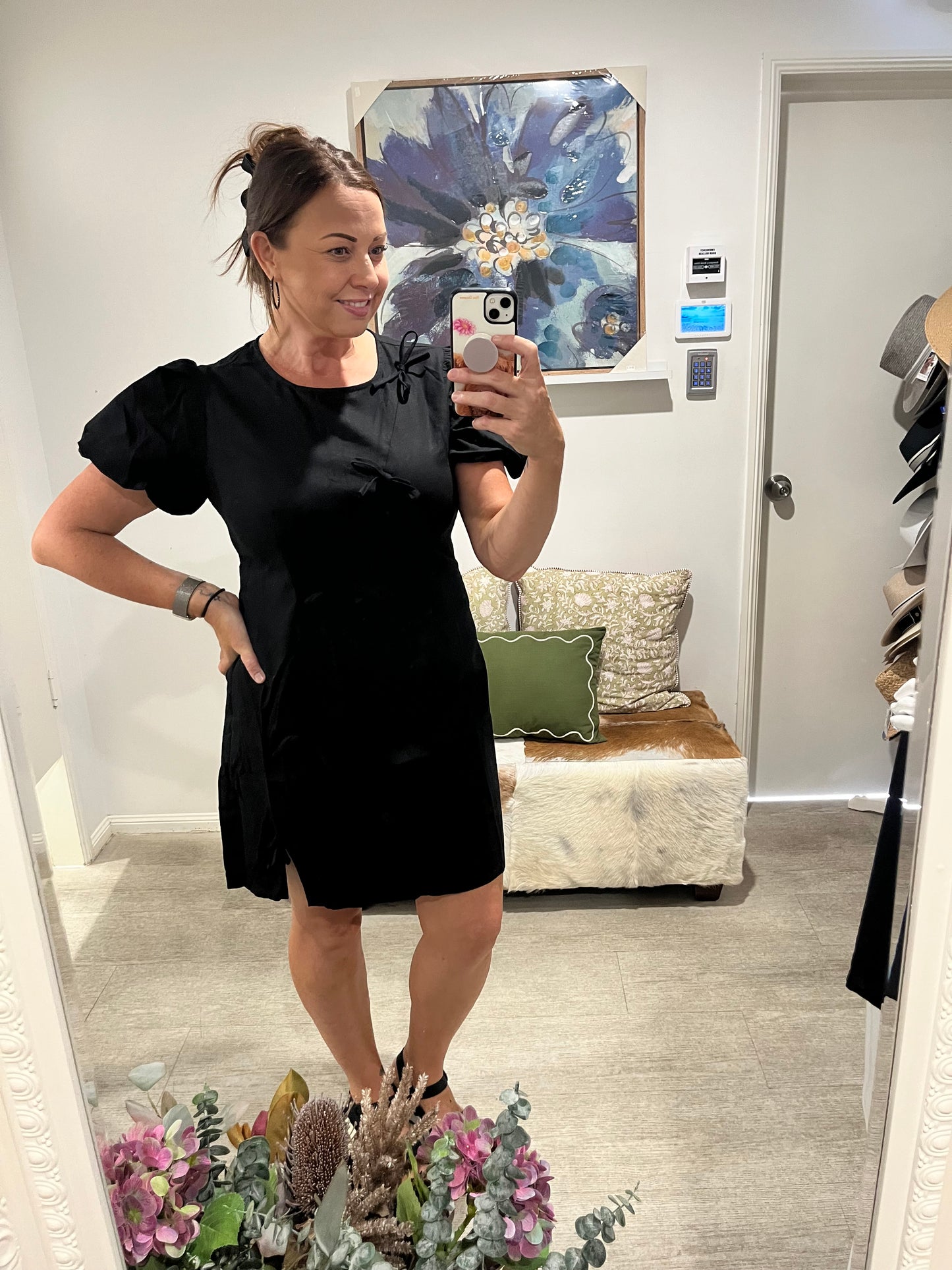 EBBY & I MINI BLACK DRESS
