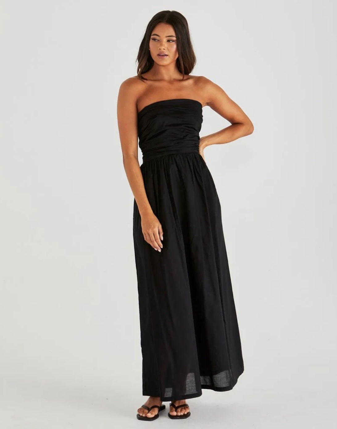 SASS MINA STRAPLESS DRESS