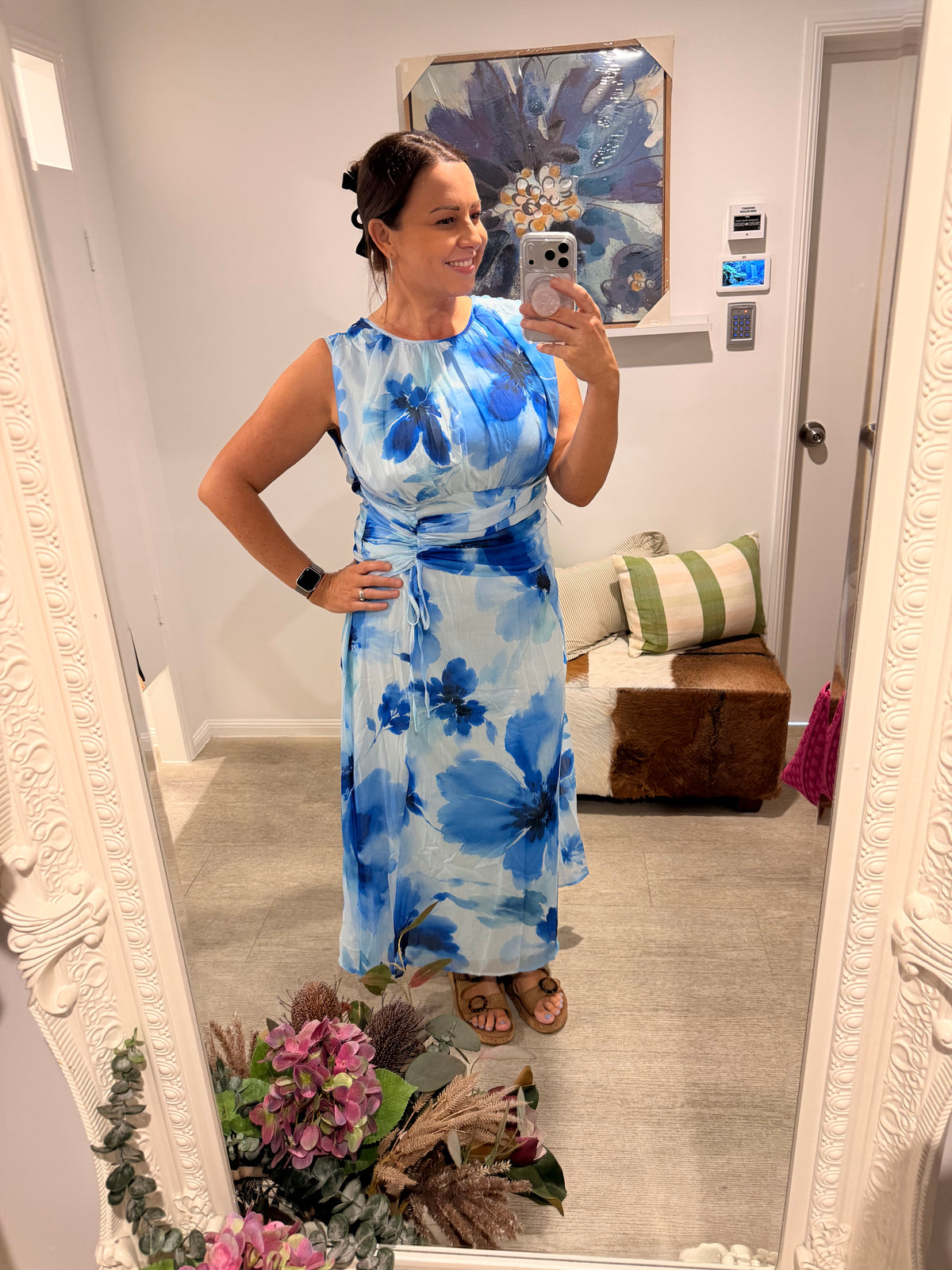 LORRAINE SLEEVELESS MAXI DRESS