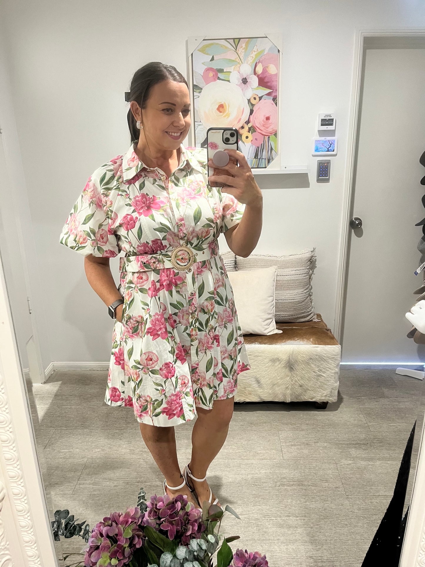 LORRAINE ROSE MINI DRESS