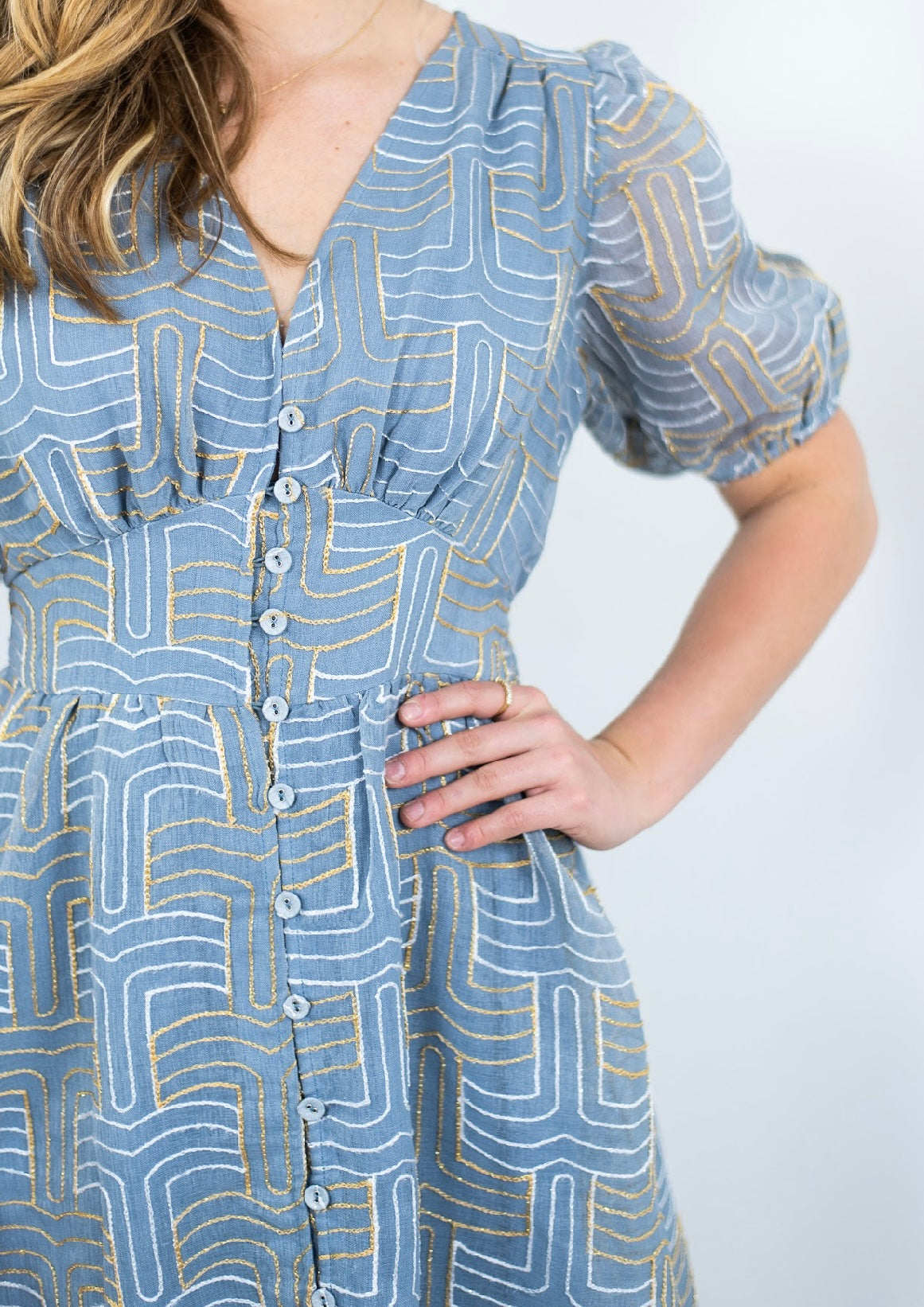 D8984-2A BLUE BELLS DRESS