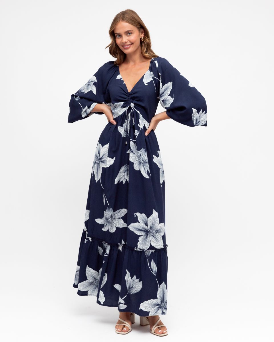 LABEL OF LOVE MIDNIGHT LILY MAXI DRESS