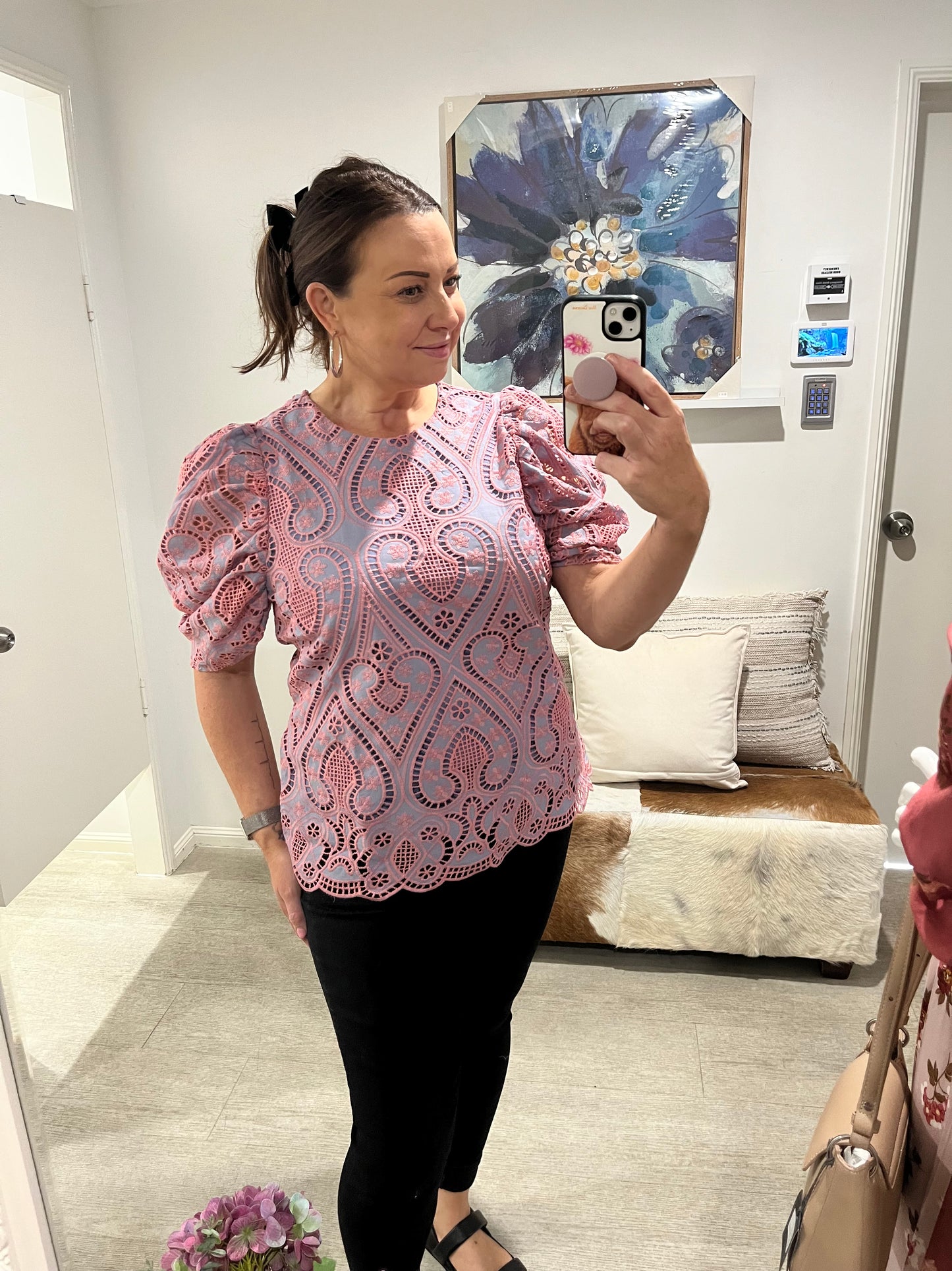 FATE & BECKER BLANCA TOP PINK