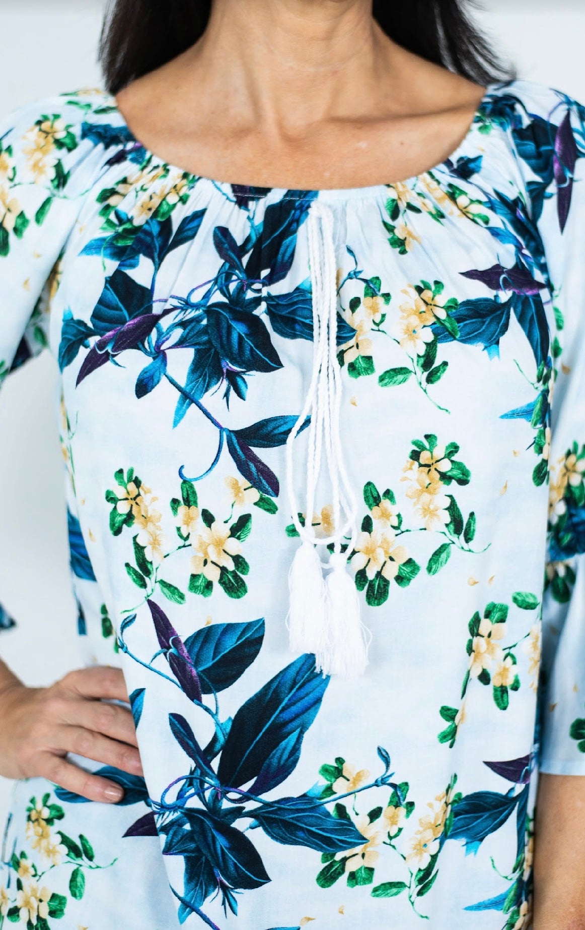 SARONA FLORAL PRINT TOP