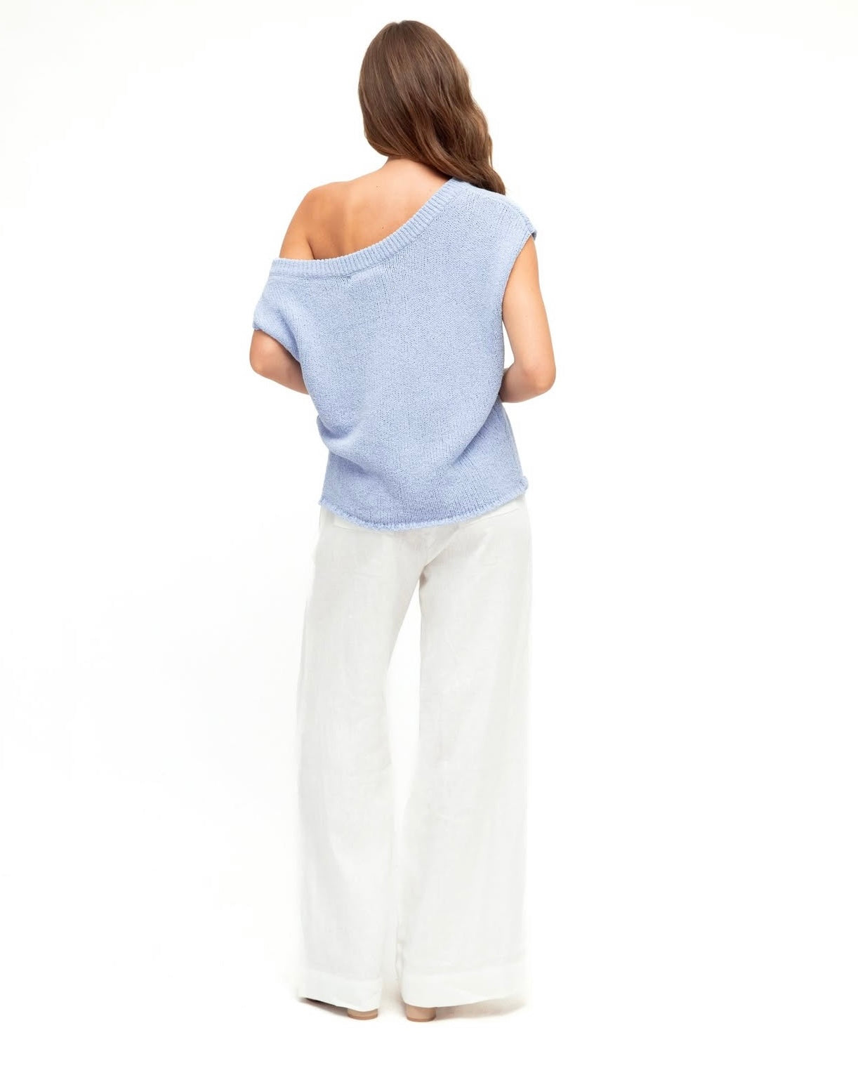 WHITE CLOSET CELINE KNIT TOP