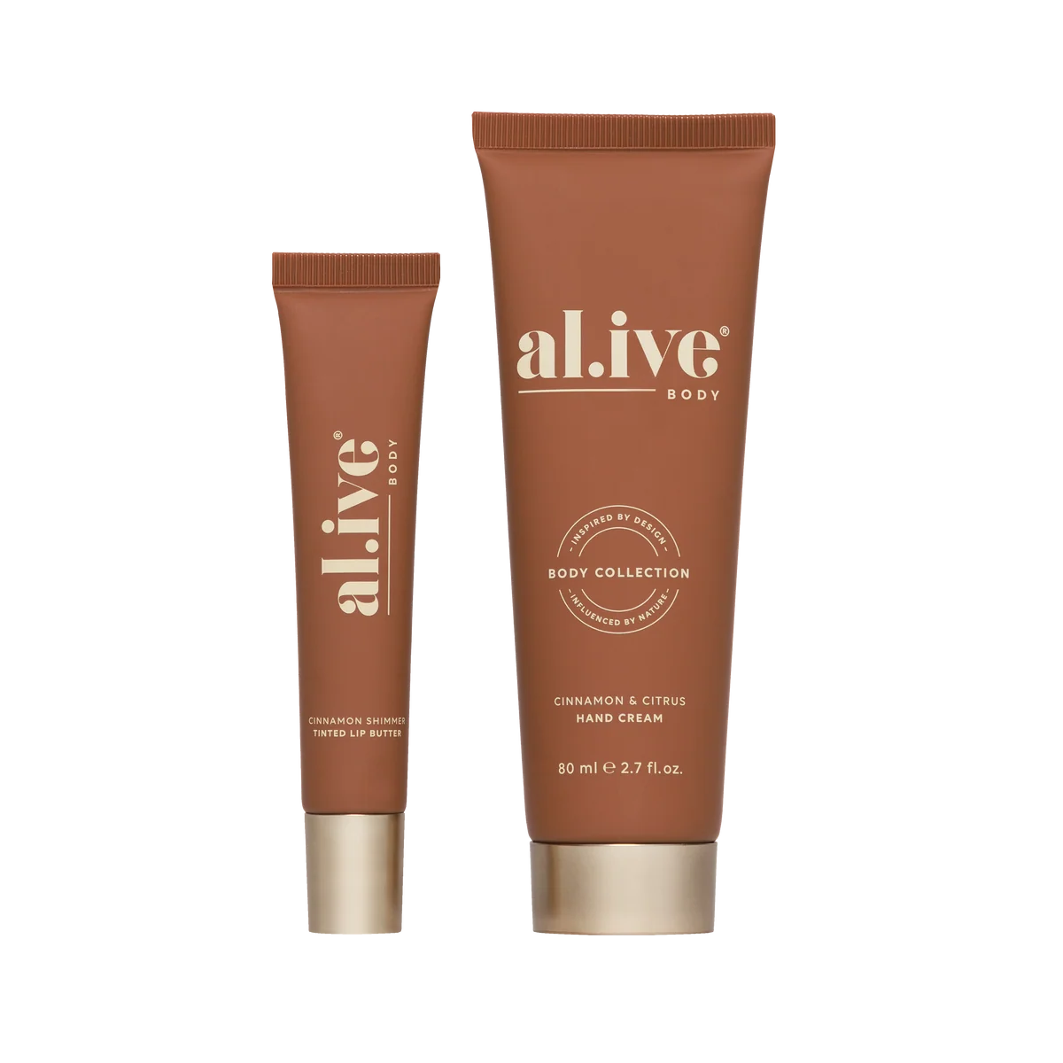 AL.IVE HAND & LIP SET CINNAMON & CITRUS