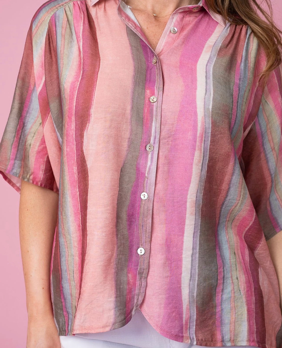 WILLOW TREE STRIPES BLOUSE