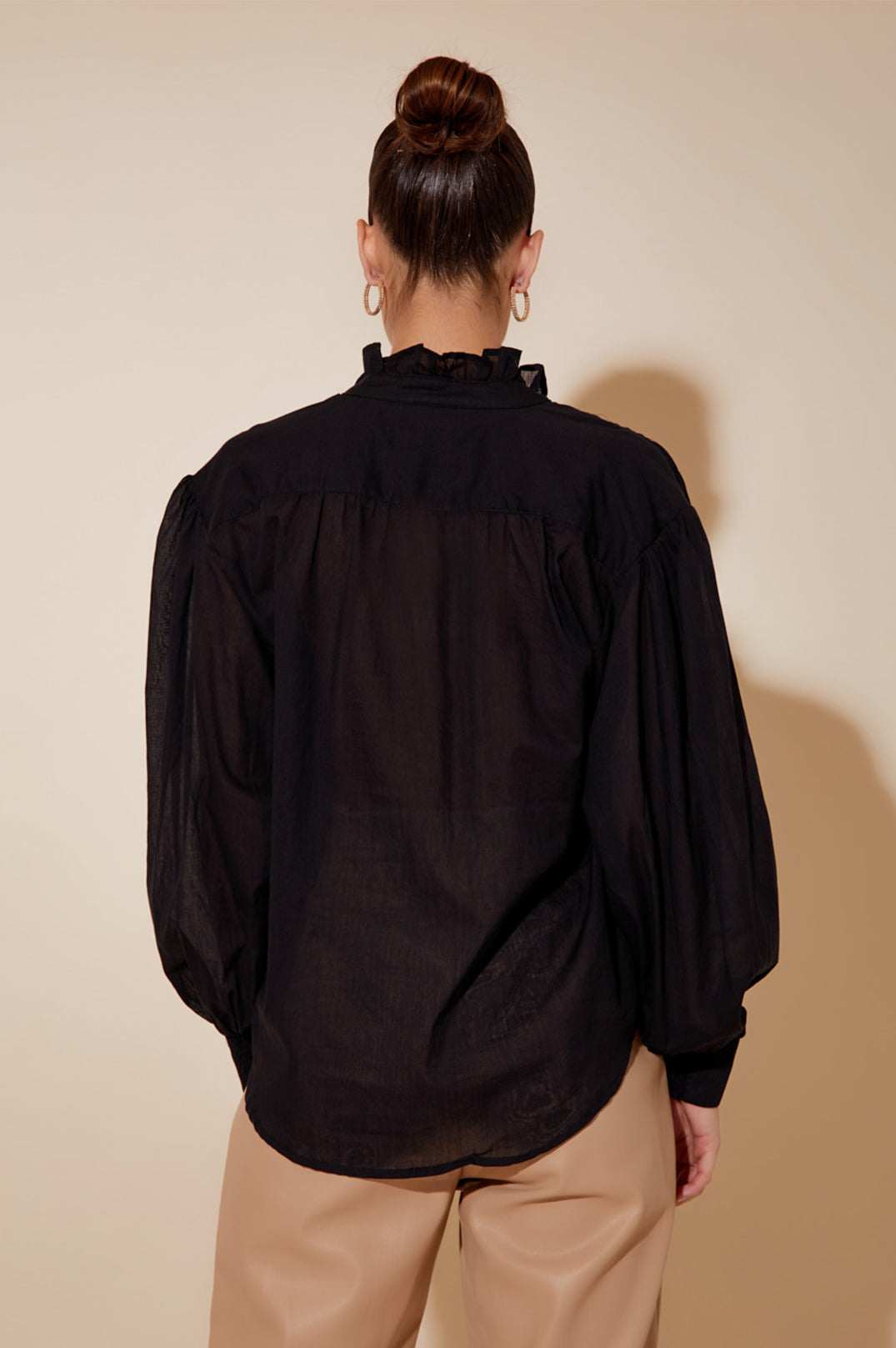 AJD-0989BLAC MAEVE SHIRT