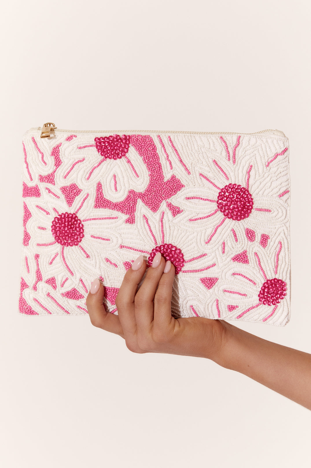 AVA-2570PINK HADDY CLUTCH
