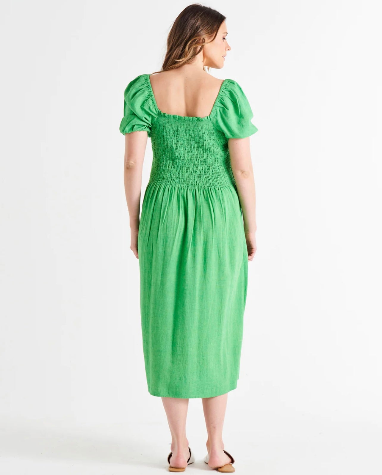 BB8212GRN INGRID DRESS