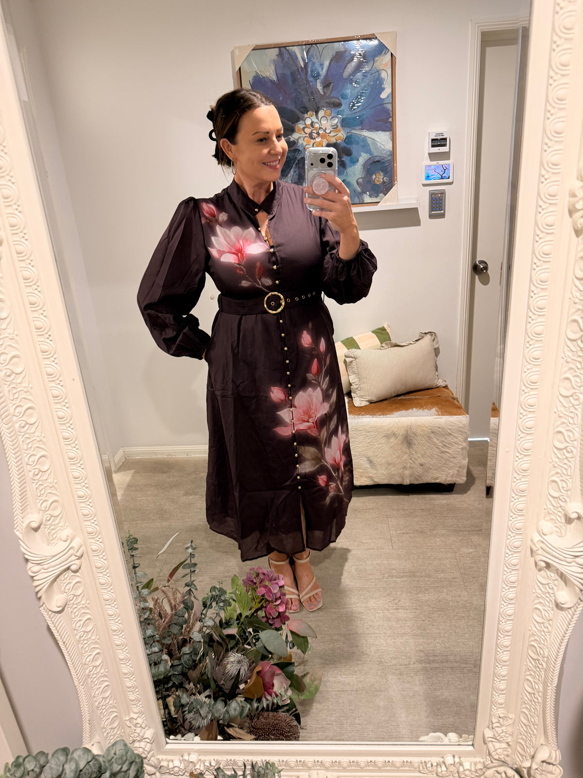 LORRAINE MAXI BURGUNDY