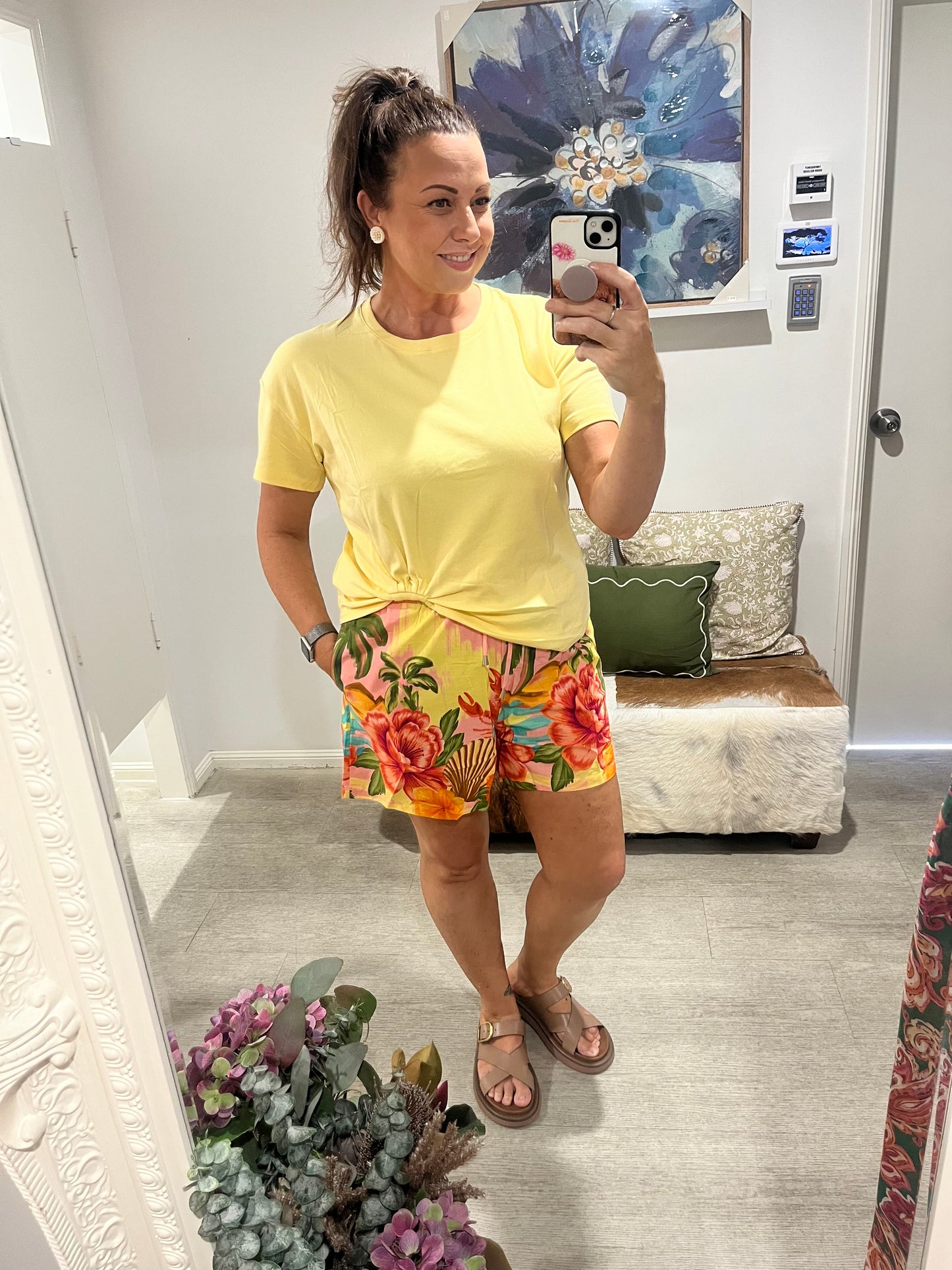 LABEL OF LOVE EASYTUCK TEE LEMON