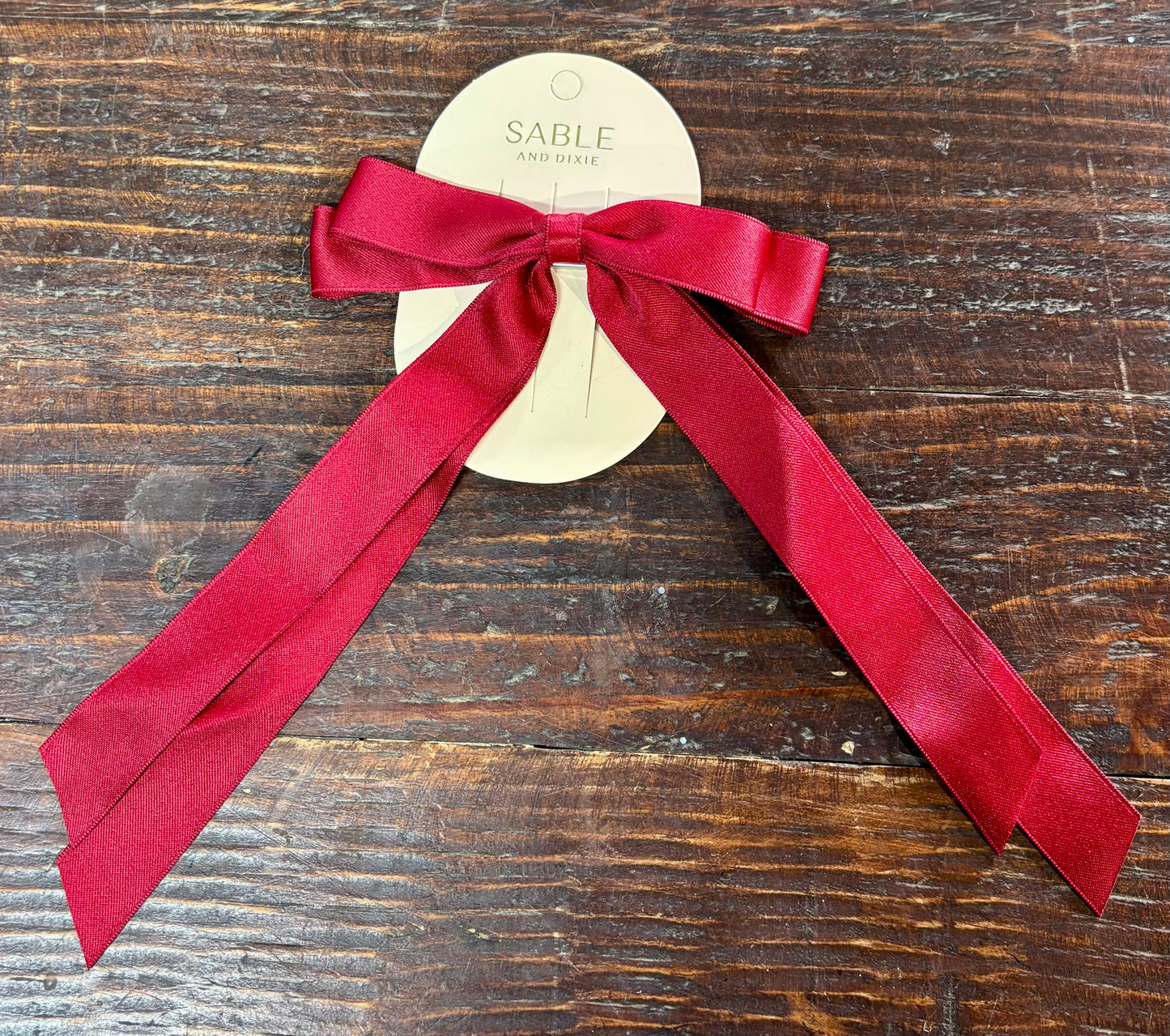 SABLE&DIXIE LALA HAIR CLIP RUBY