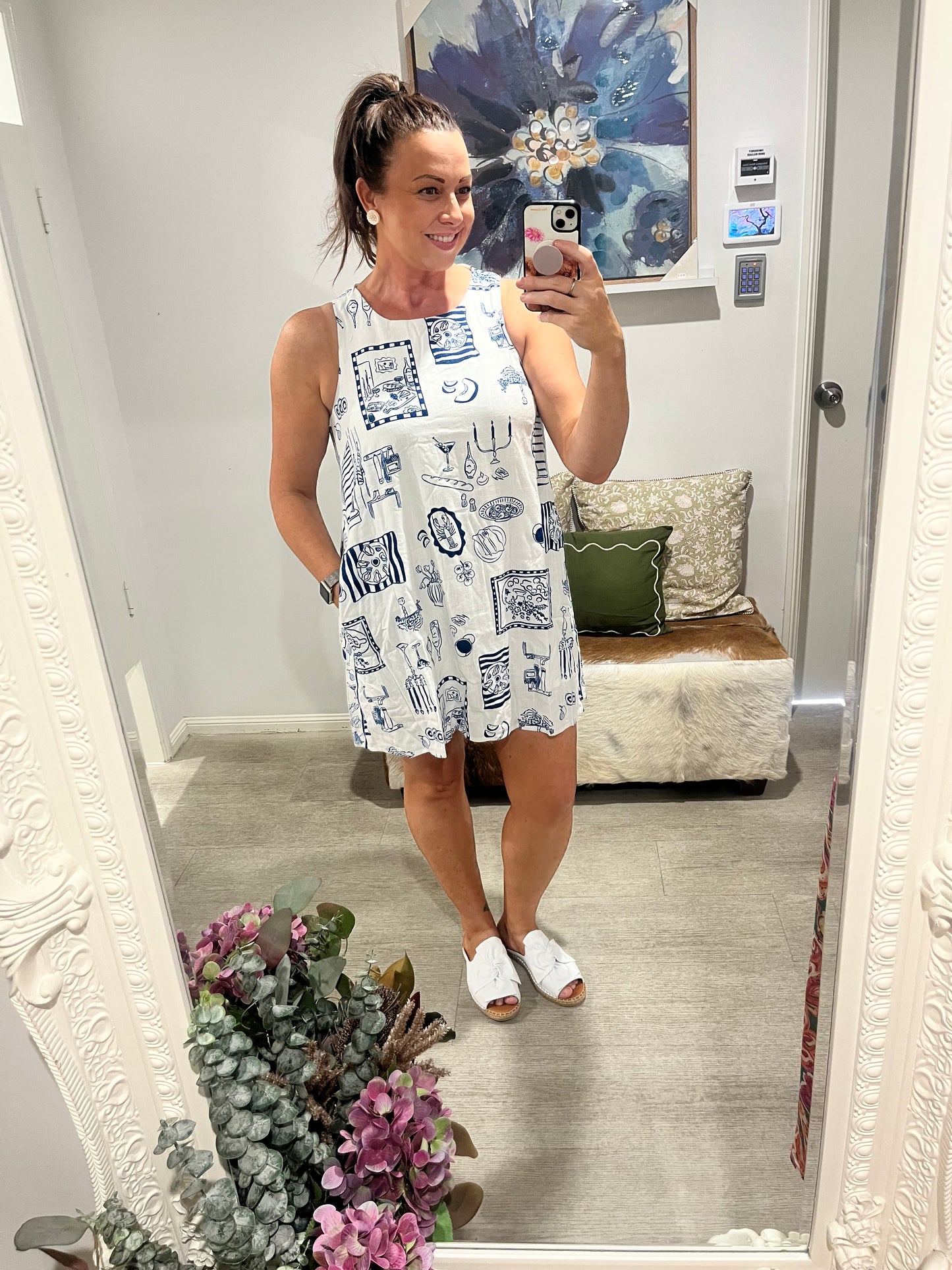 WHITE CLOSET CHANTEL DRESS