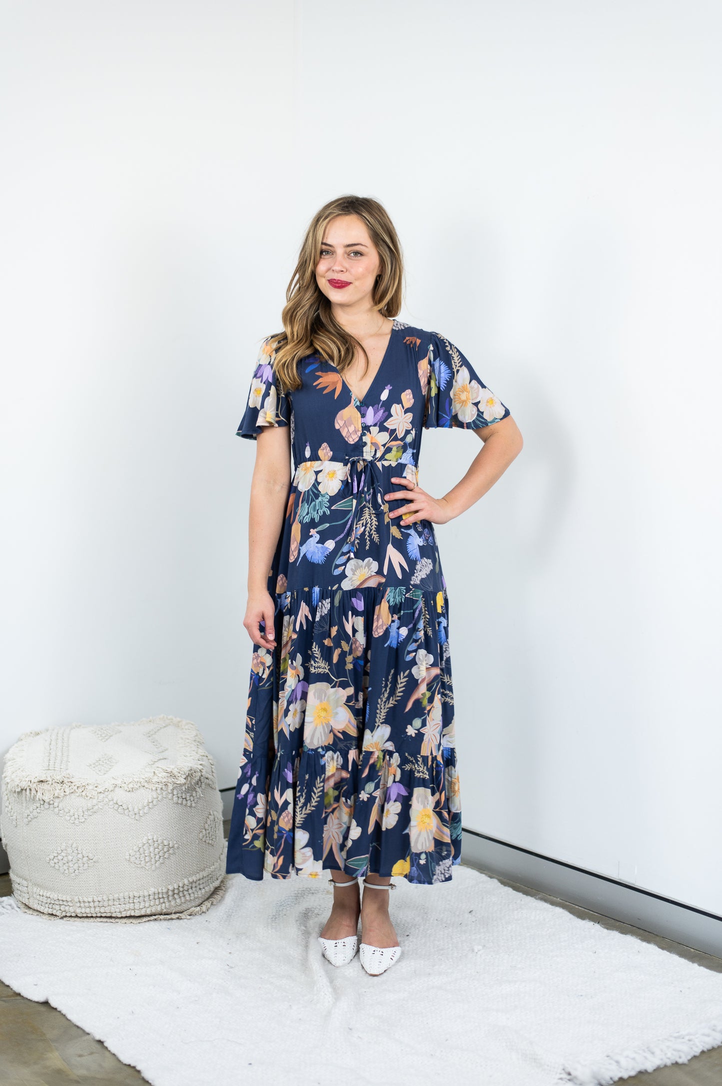 SABRINA MAXI DRESS NAVY