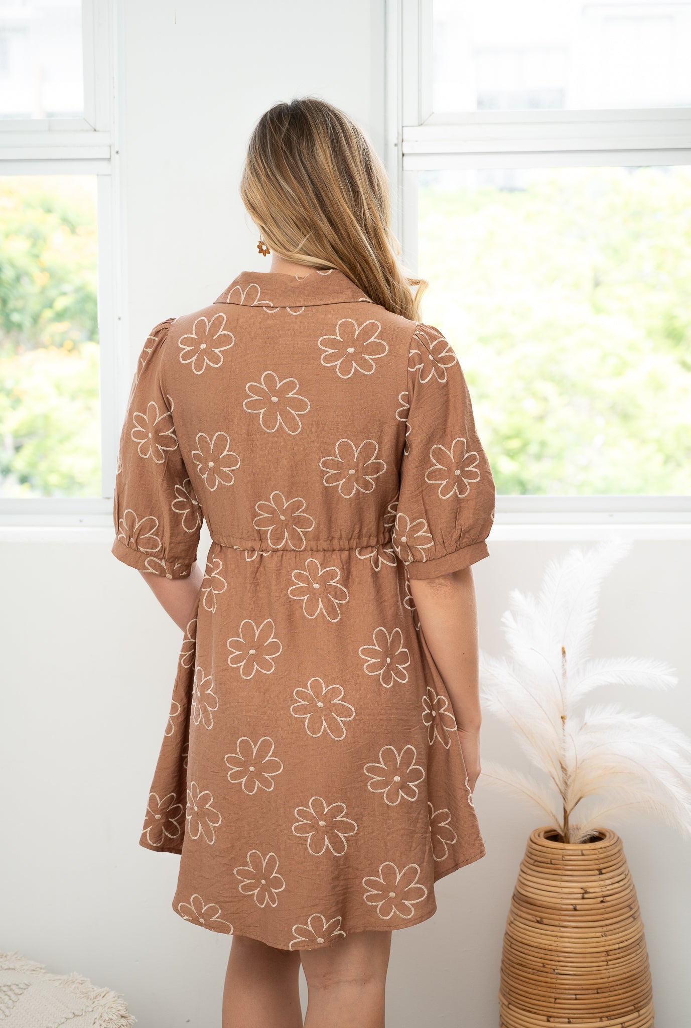 FRIA MINI DRESS BRONZE