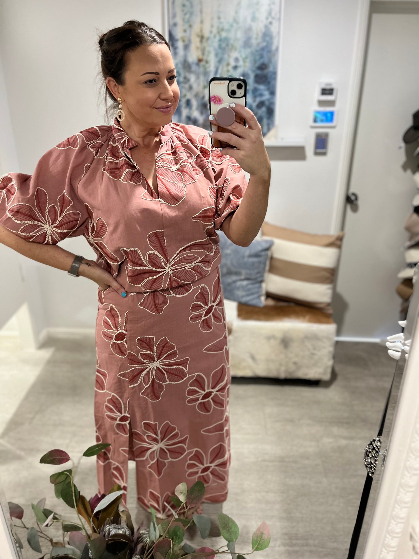 SASS FINLEY TOP PINK