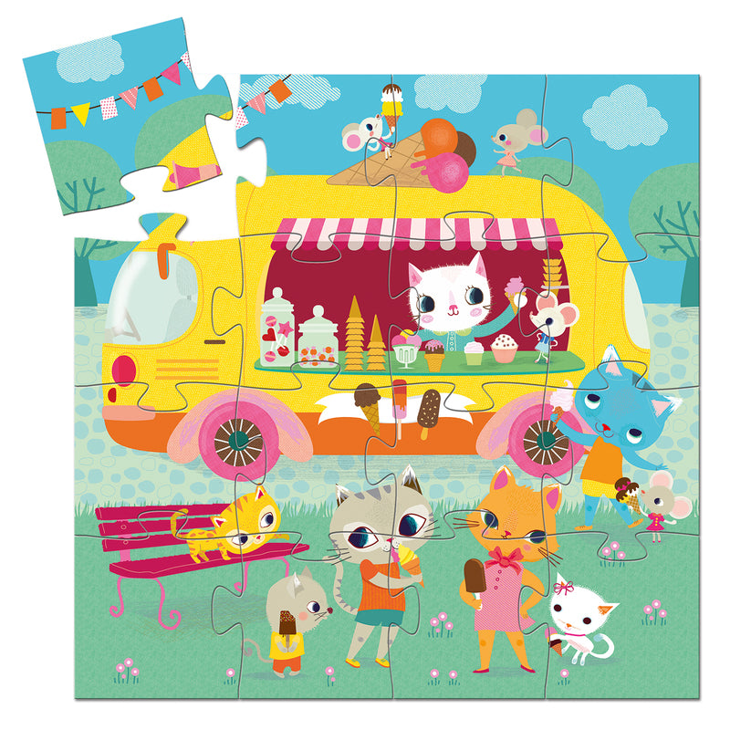 DJ7264 ICE CREAM 16PC PUZZLE