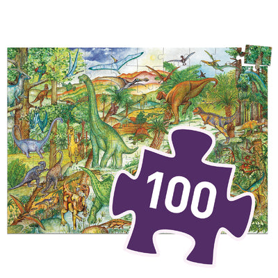 DJ7424 DINOSAUR 100PC PUZZLE