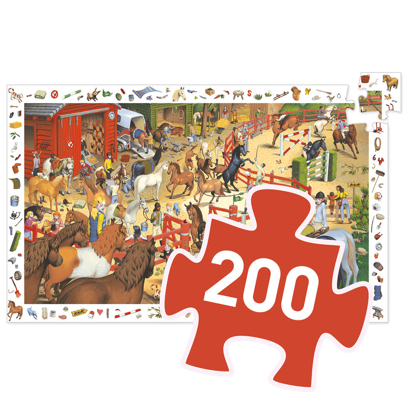 DJ7454 HORSE RIDING 200PC PUZZ