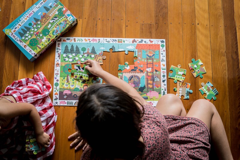 DJ7591 THE FARM 35PC PUZZLE