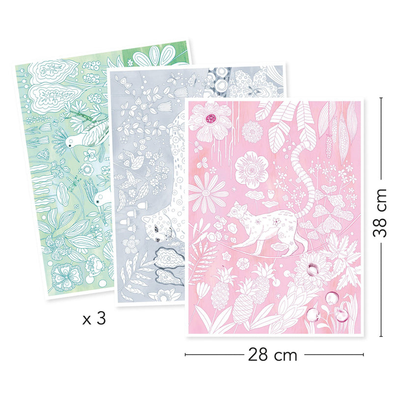 DJ8690 WILDERNESS COLOUR BOOK