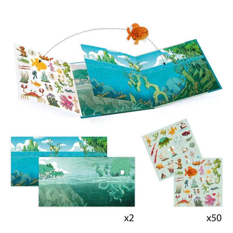 DJ8953 SEA STICKER SET