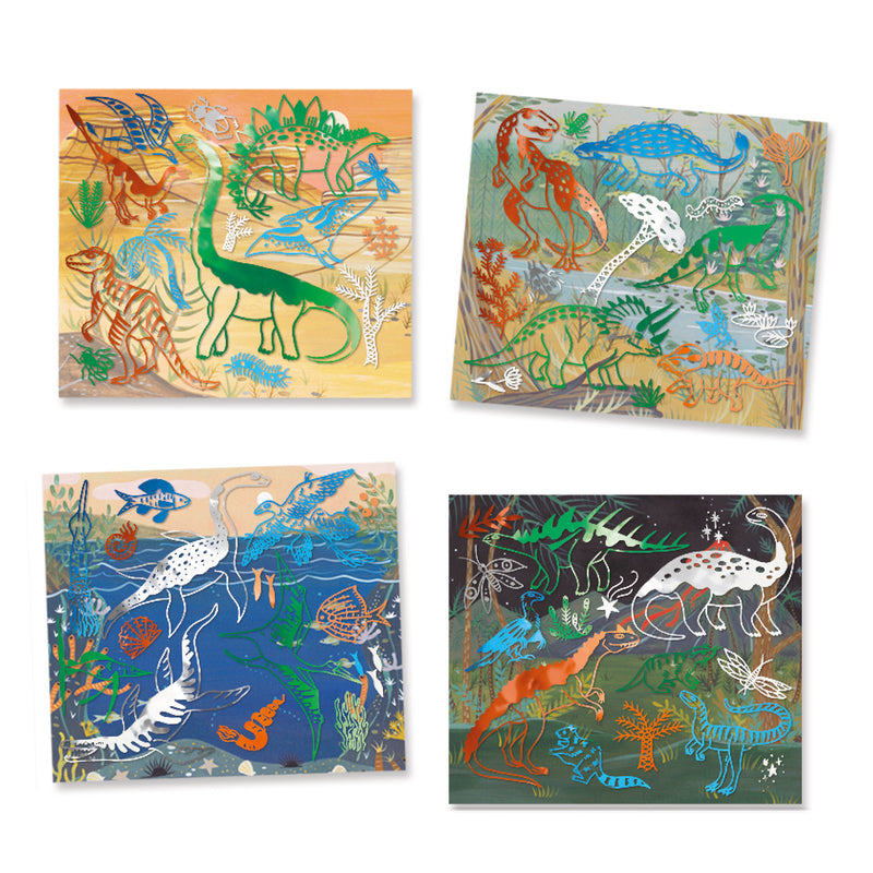 DJ9463 ART METAL DINOSAURS