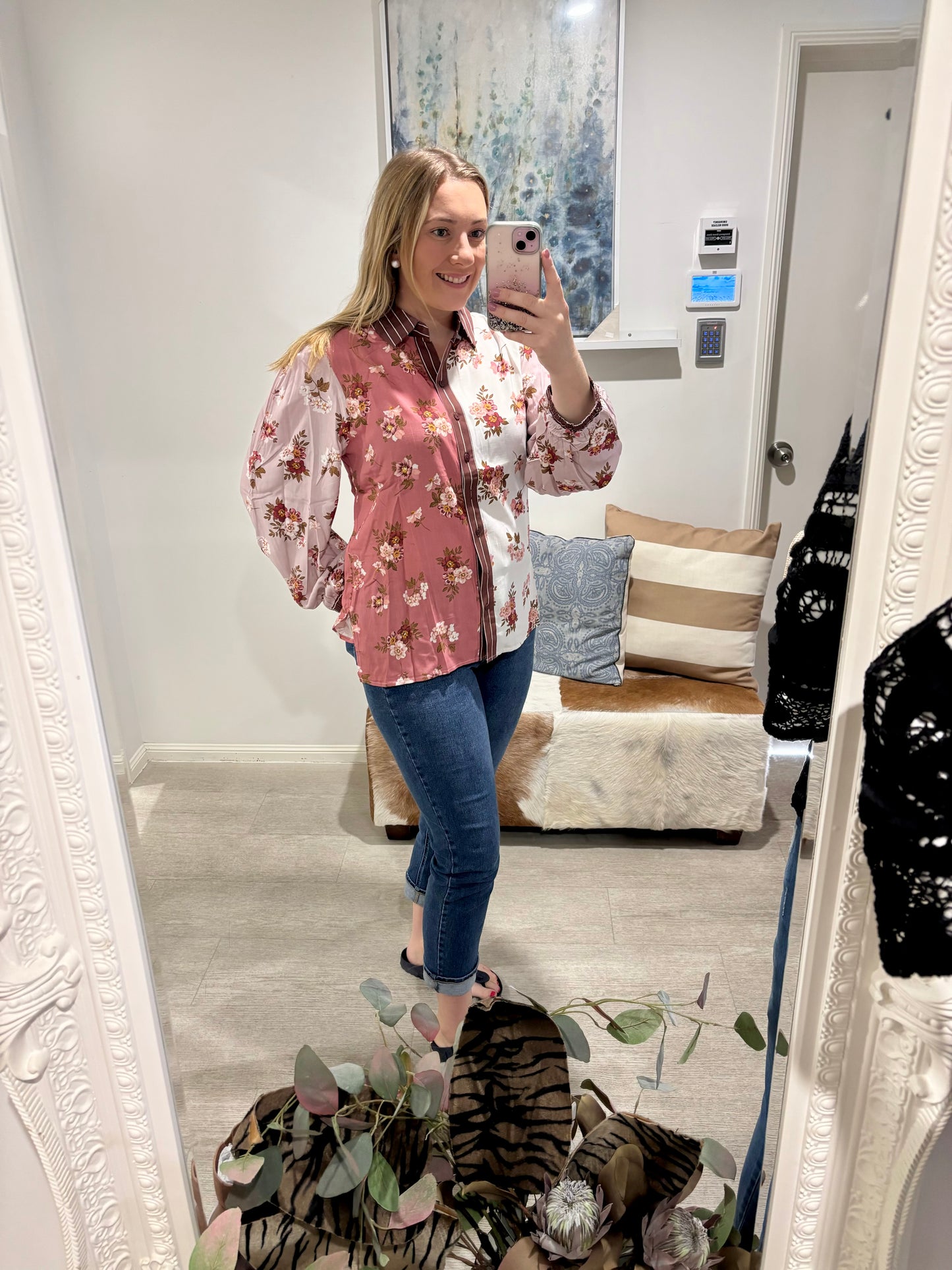 LABEL OF LOVE FIRST BLUSH SHIRT