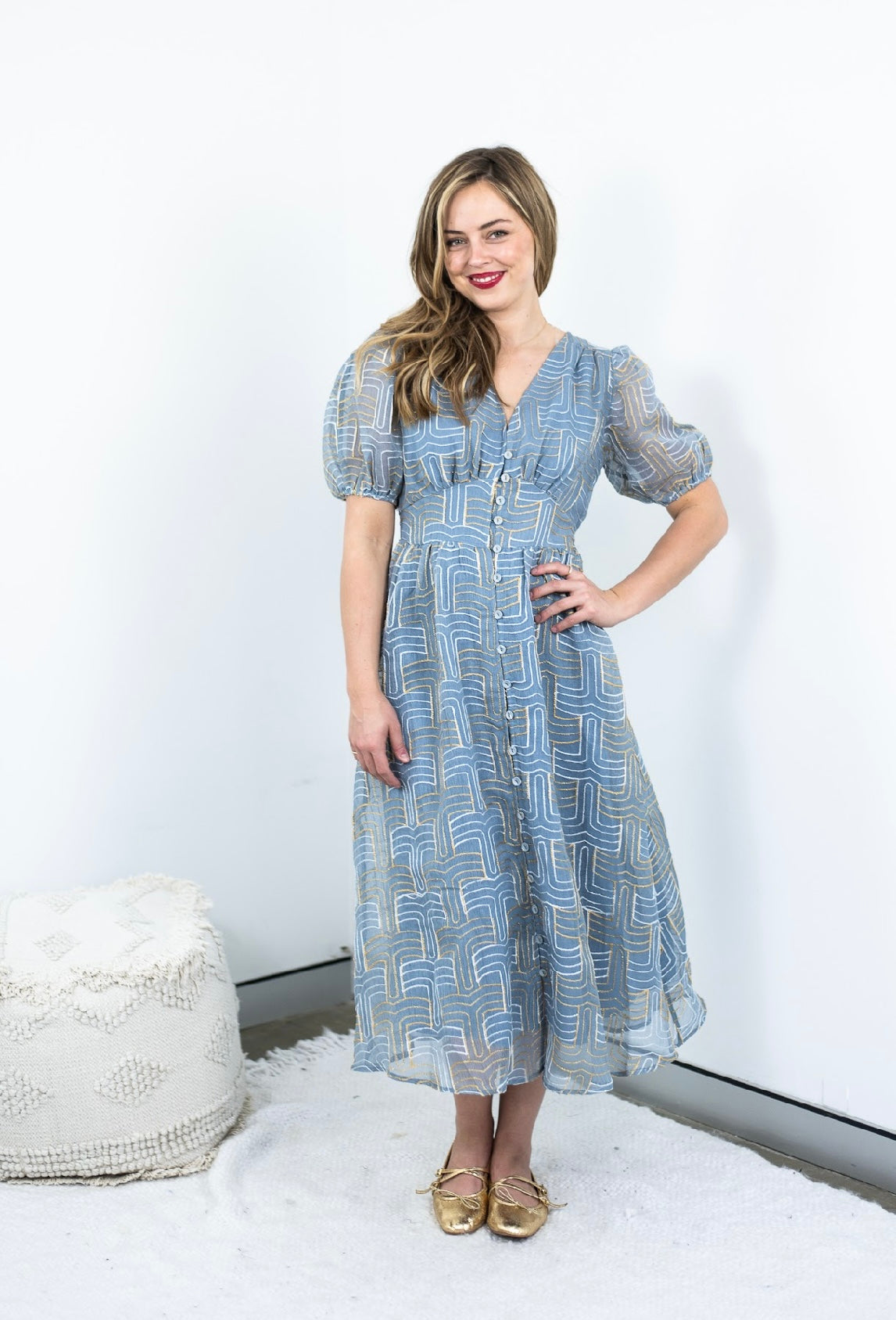 D8984-2A BLUE BELLS DRESS