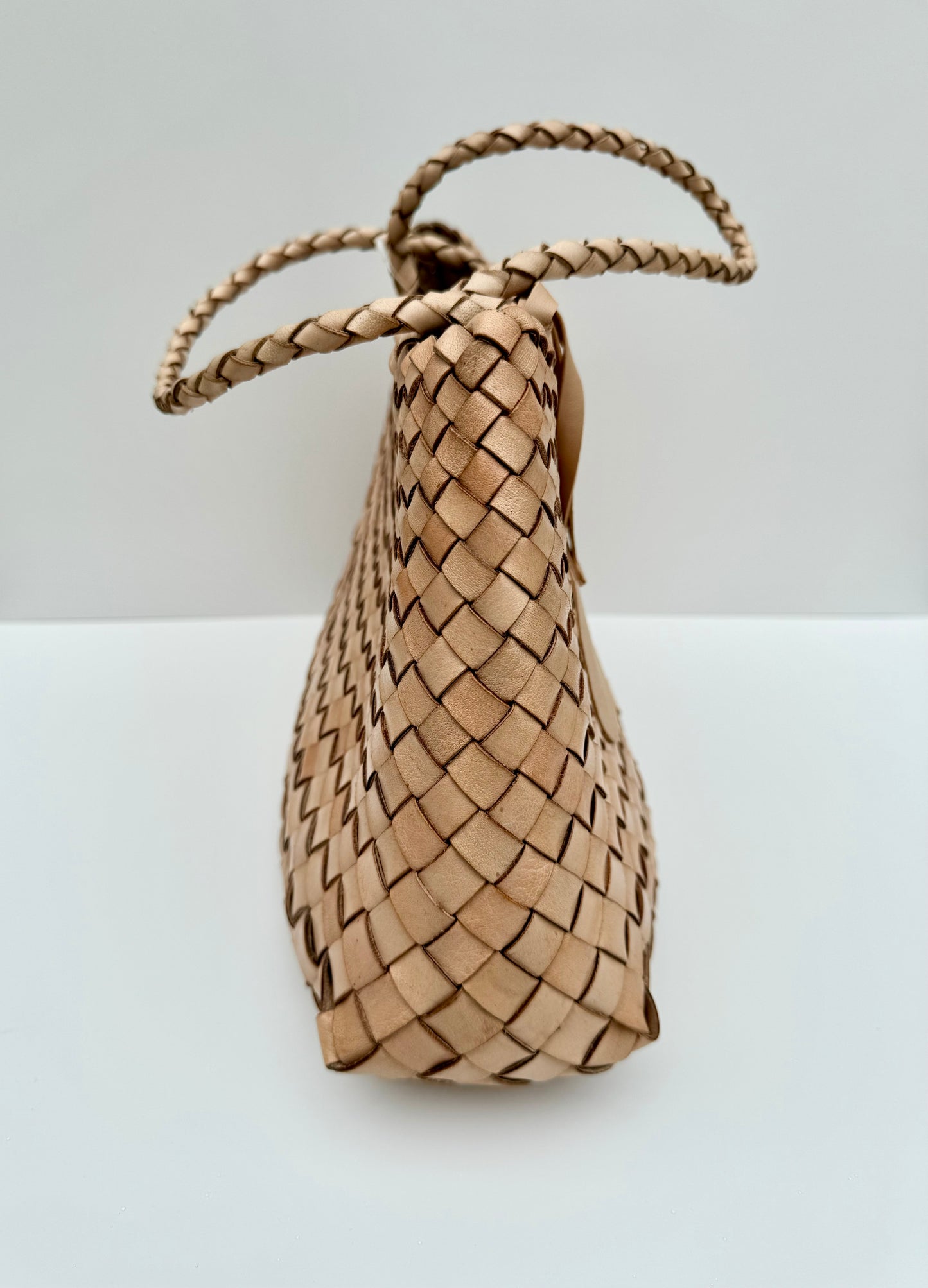 TESSERRE BASKET BAG BISQUE