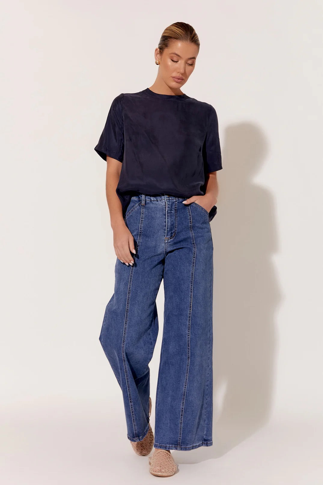 ADORNE ADELE WIDE LEG JEAN