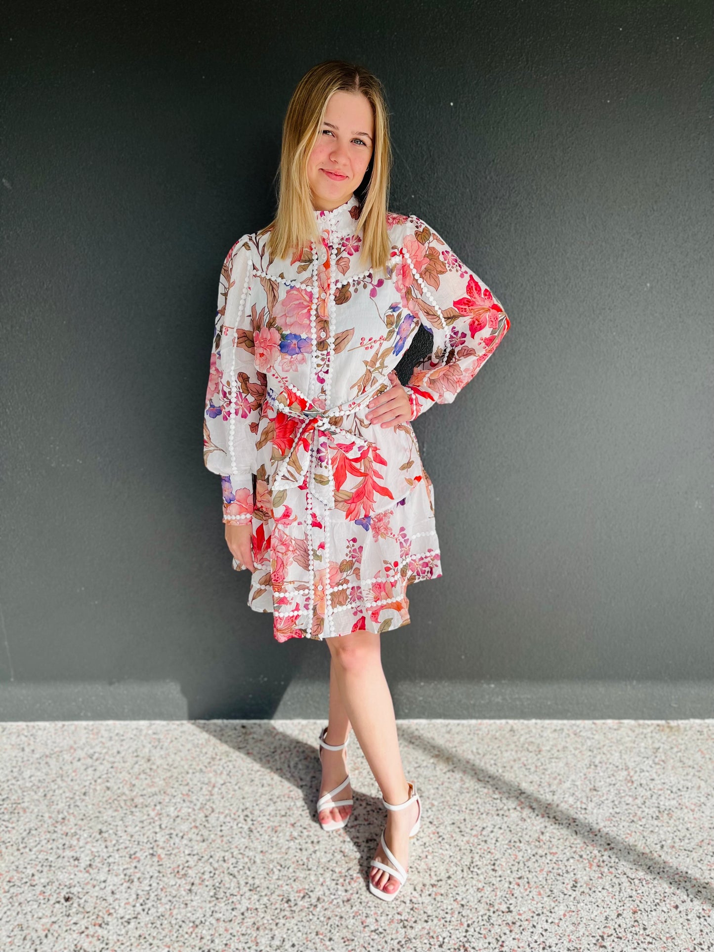 LORRAINE FLORAL MINI DRESS
