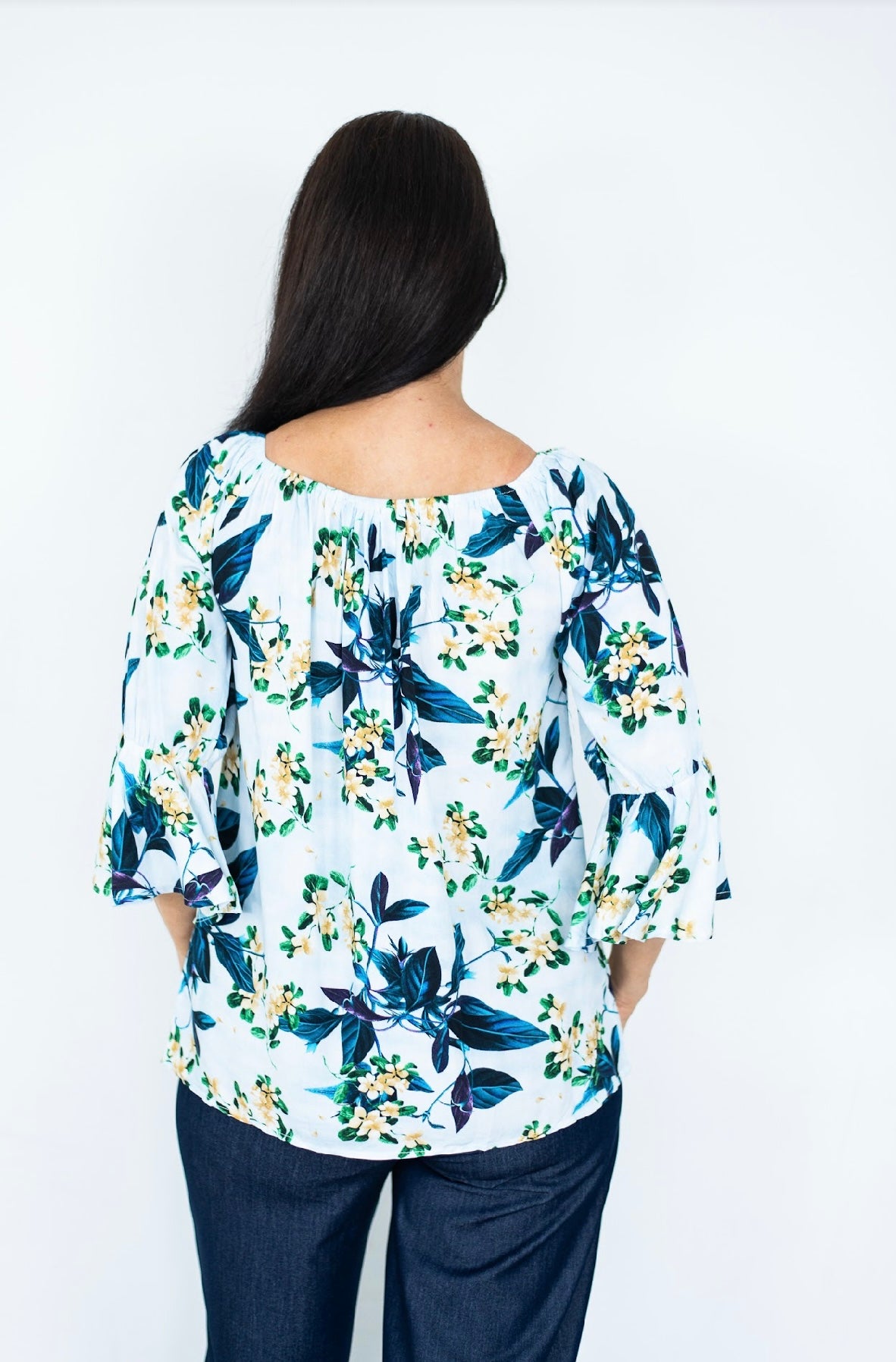 SARONA FLORAL PRINT TOP