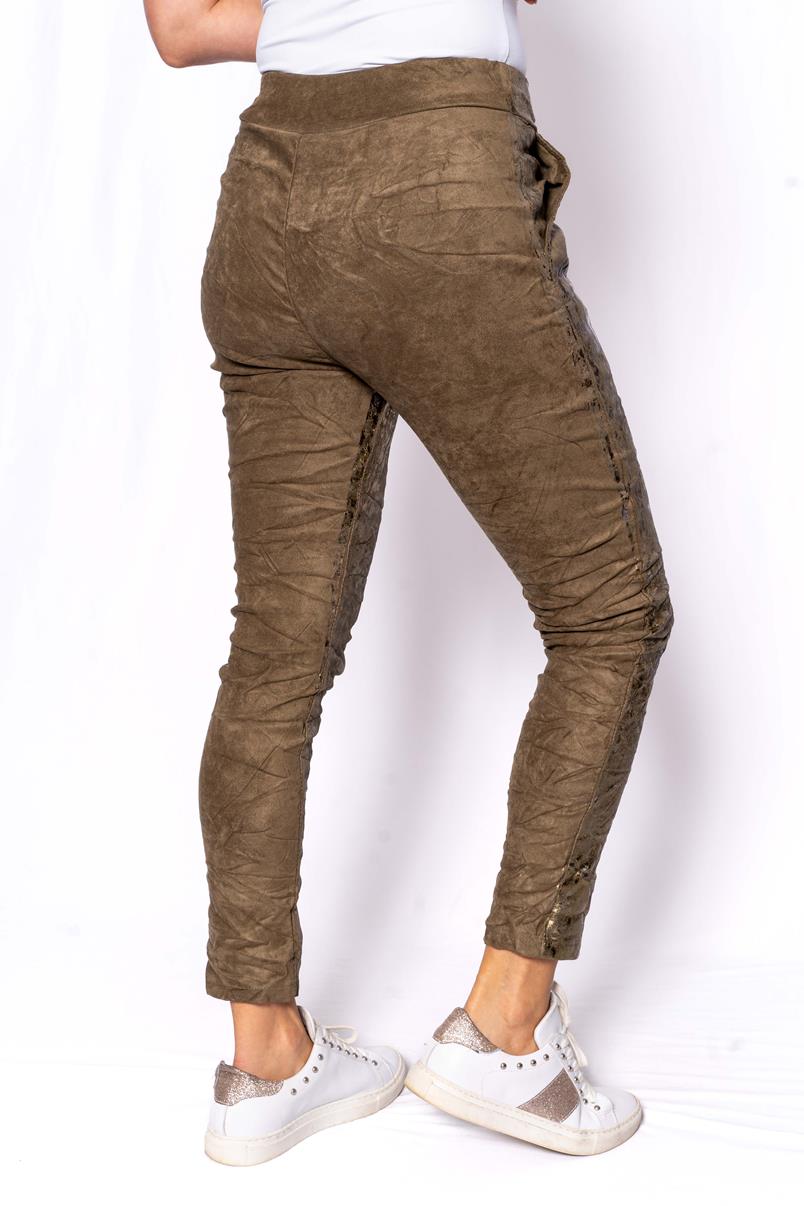 ITALIAN LARNI METALLIC PANT