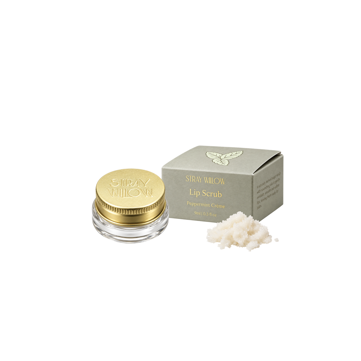 STRAY WILLOW LIP SCRUB - PEPPERMINT CREME
