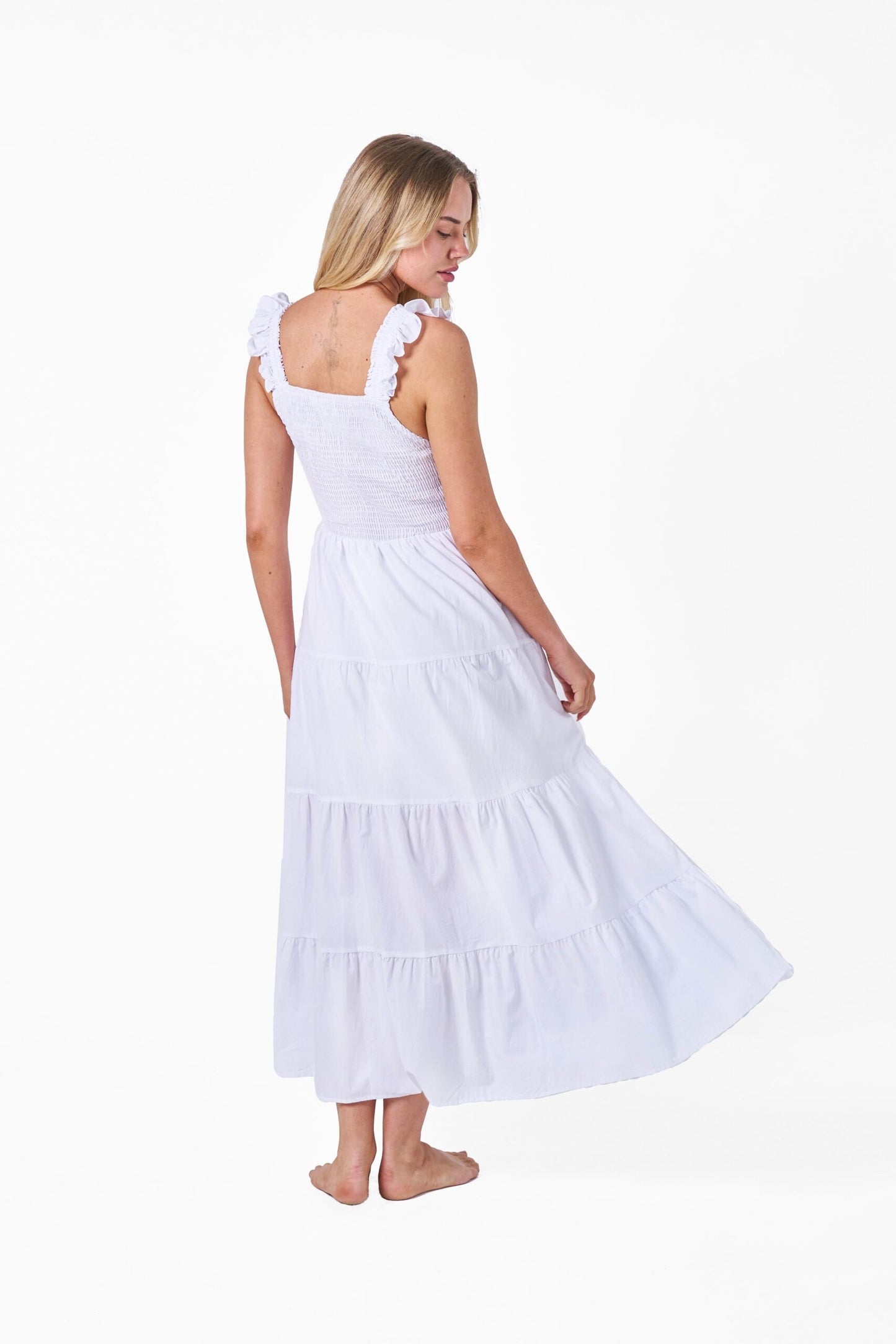 PRIMEROSE LILLY TIER DRESS