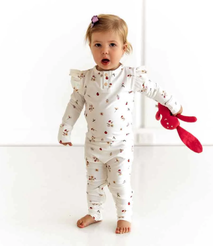 LADYBUG L/S GROWSUIT
