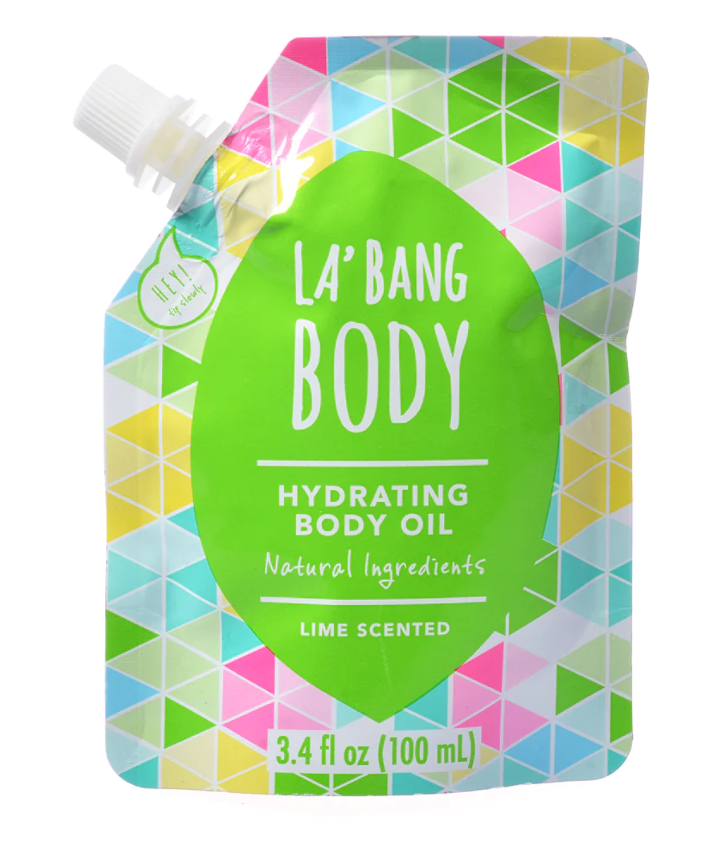 LA BANG BODY OIL LIME SCENTED