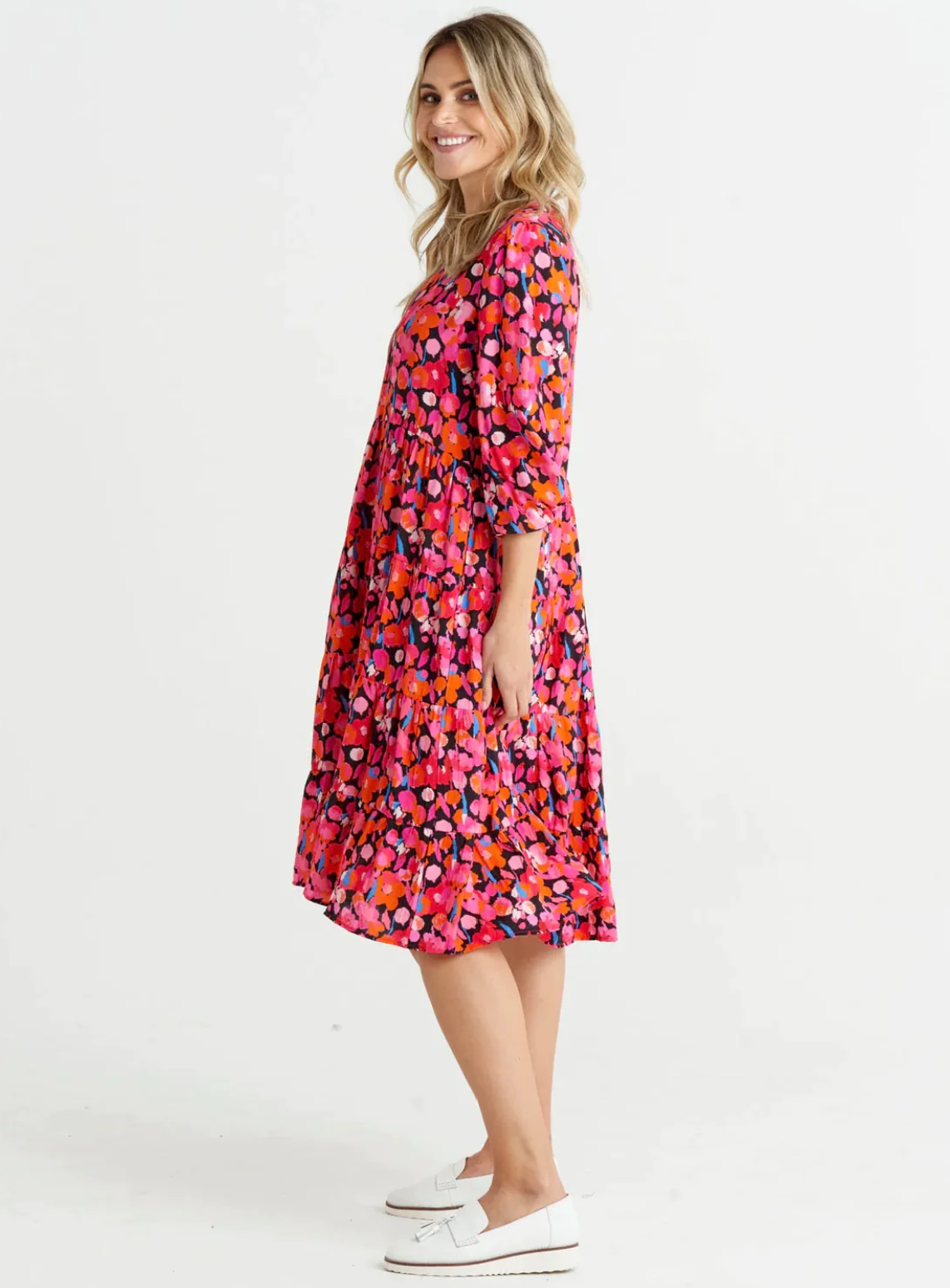 BB8175FLORAL JANIE DRESS