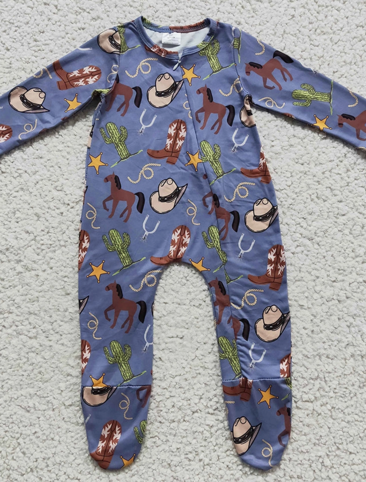 WESTERN HORSE ROMPER