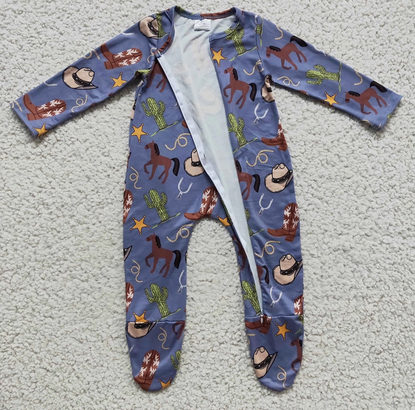 WESTERN HORSE ROMPER