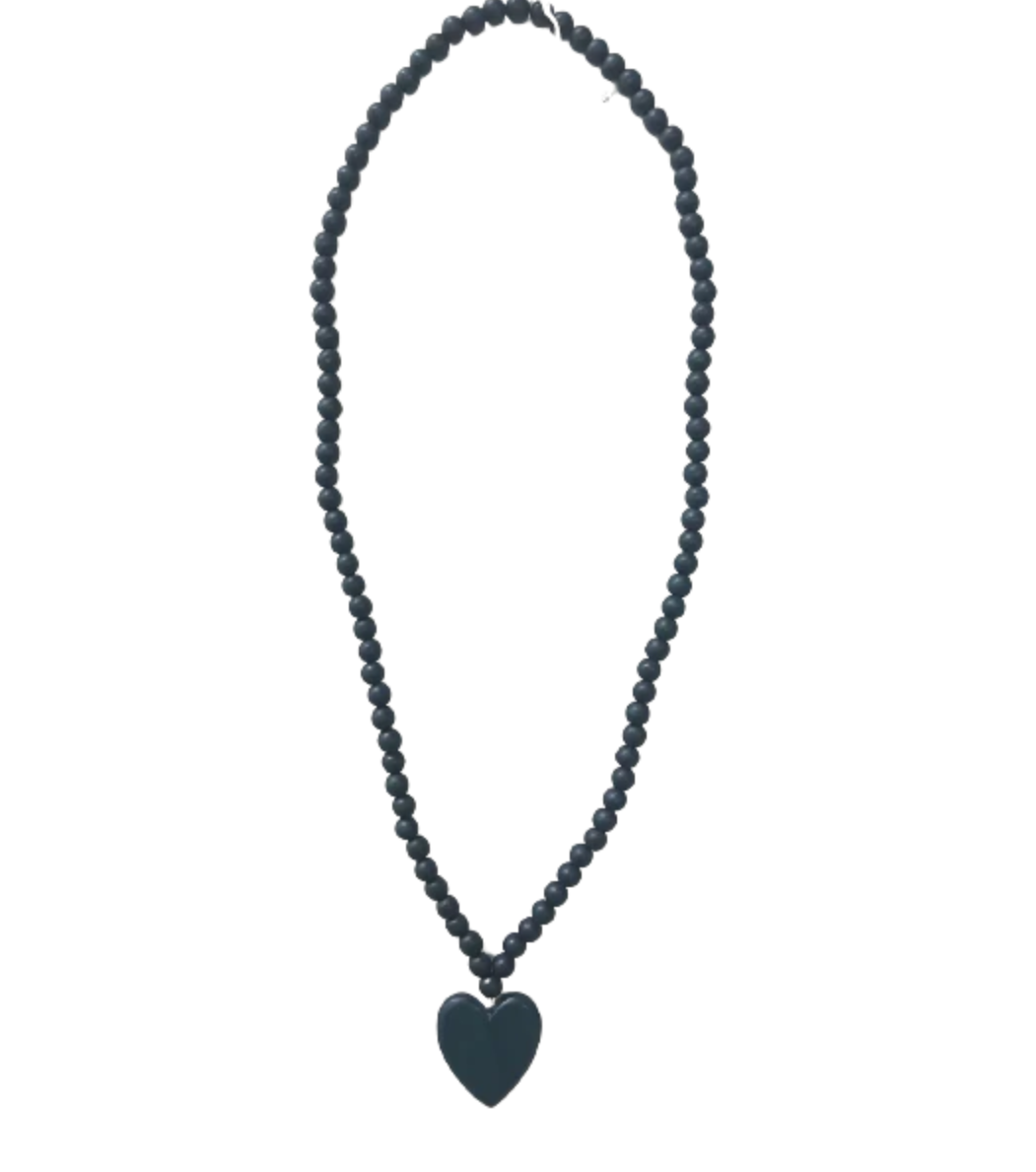 N6-5896C WOODEN NECKLACE