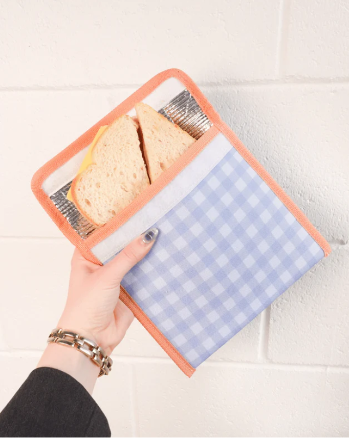 MSB01LG GINGHAM SNACK BAG