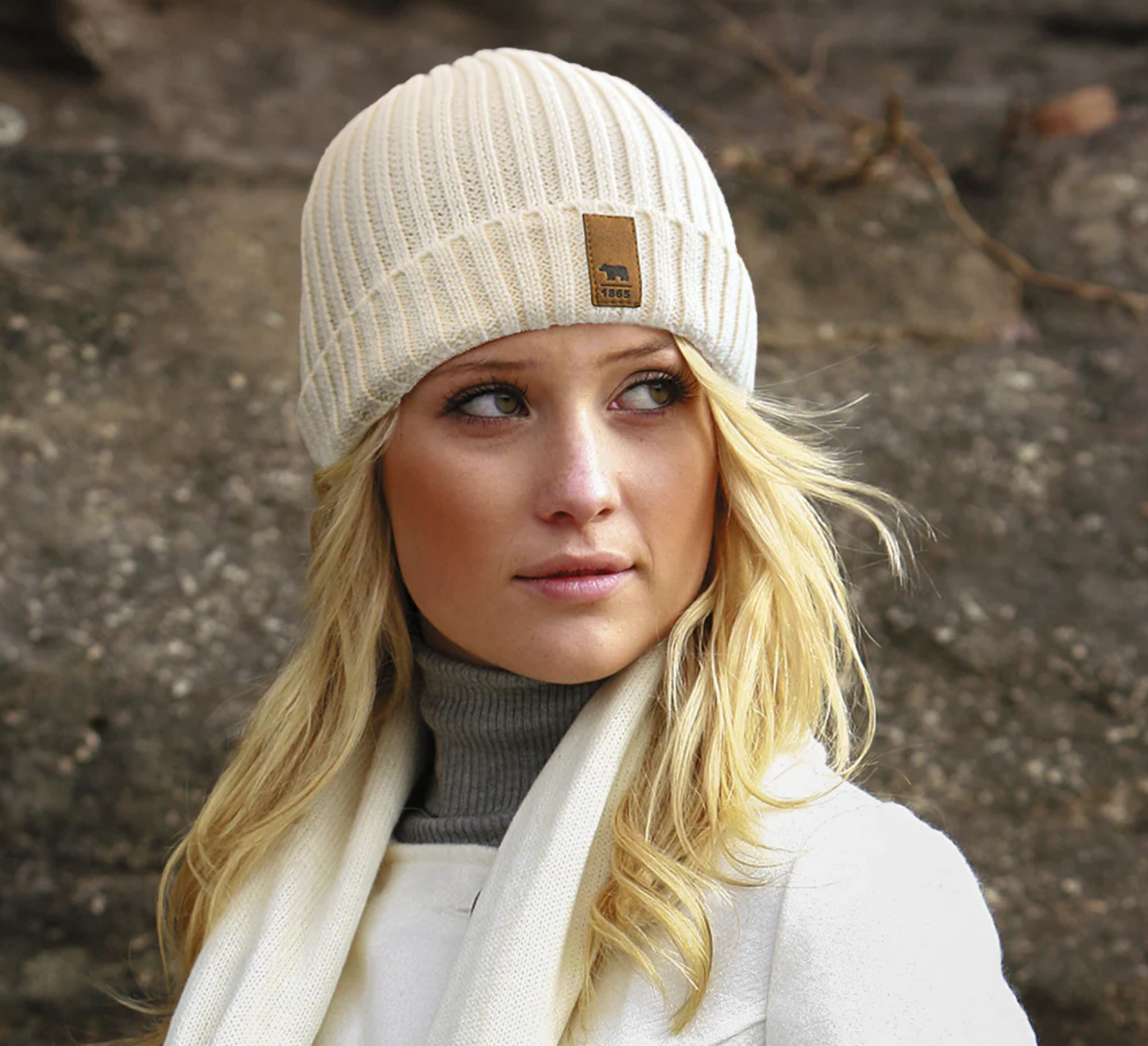 RW050IVORY ELGON BEANIE